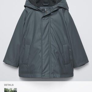 Rubberized lined raincoat